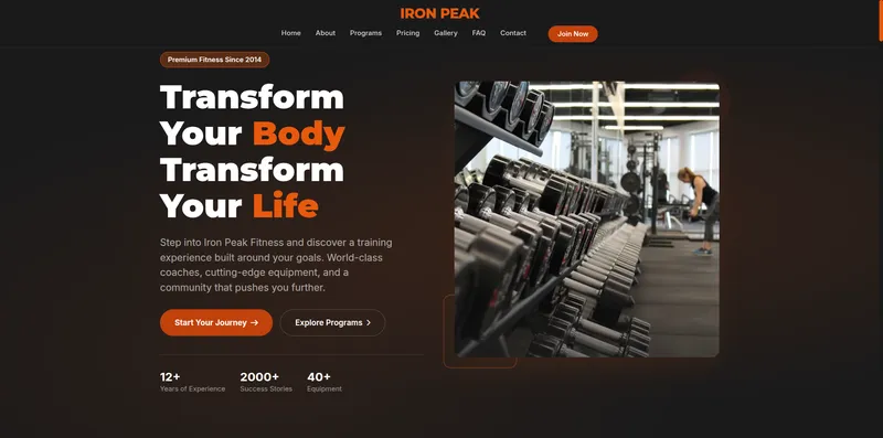 IronGym project
